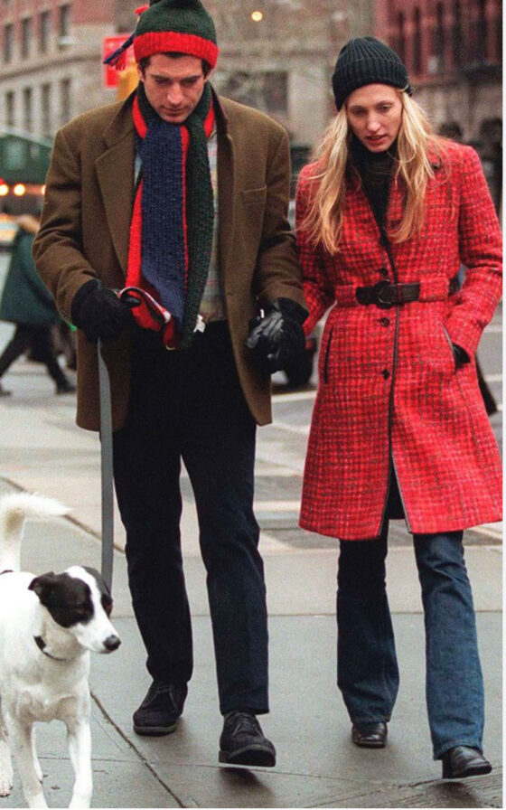 Carolyn Bessette Kennedy Red Coat